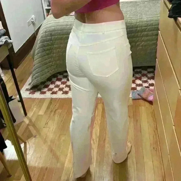 Carlisle Pants with Cut Out Rose Detail - Picture 3 of 5